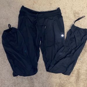 Lululemon athletics black jogger pants